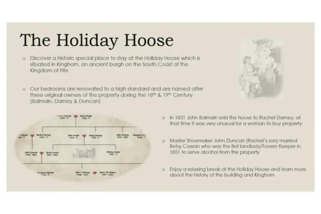 The Holiday Hoose Kinghorn Екстериор снимка